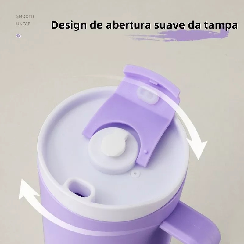 Kit 3 Garrafa Copo Agua Squeeze C/ Adesivos Lembretes beber Agua Tendencia NOVA